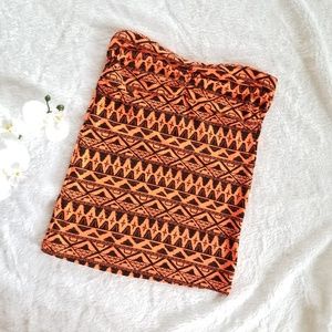 Aztec Print Tube Top